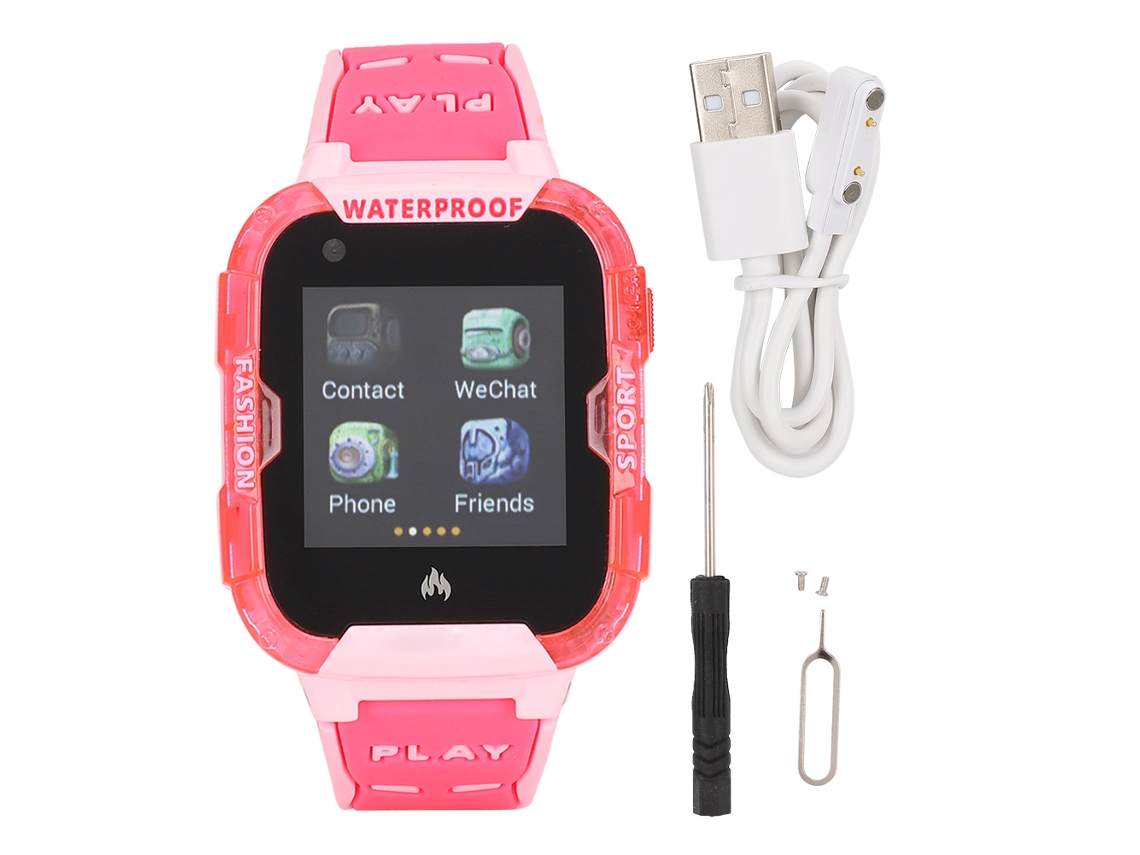 Reloj inteligente Baoj SOS resistente al agua con pantalla táctil HD y 4G.