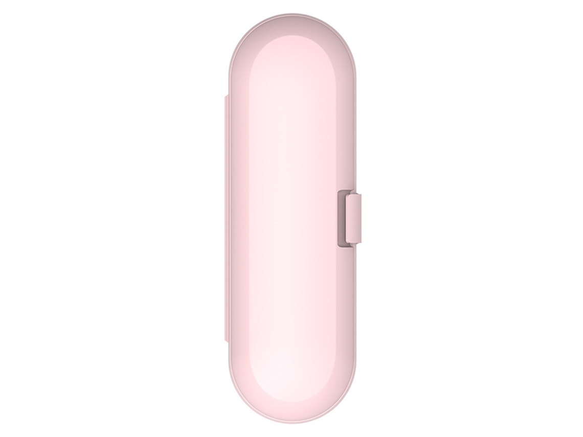 Estuche de viaje universal para cepillos de dientes eléctricos, organizador protector para cepillos de dientes eléctricos Mdug (rosa claro)
