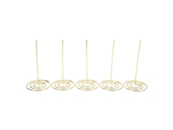 5pcs Porta Recibos Resistente Al Desgaste Anticorrosivo Reciclable Para Oficina Cocina Oro