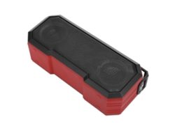 Altavoz inalámbrico Bluetooth 5.0 X8, resistente al agua IPX7, subwoofer luminoso para exteriores, color rojo Chennnls
