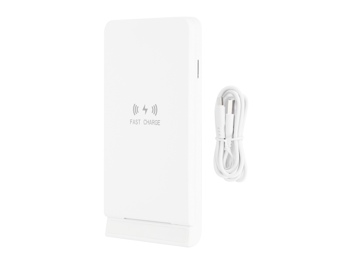 Aetheria Cargador Inalámbrico Plegable Vertical H1 15w Rápido para Ios Xiaomi Huawei Blanco