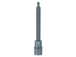 Adaptador de vaso hexagonal para destornillador eléctrico, acero de aleación S2 1/2'' 150 mm H5 Herramienta eléctrica
