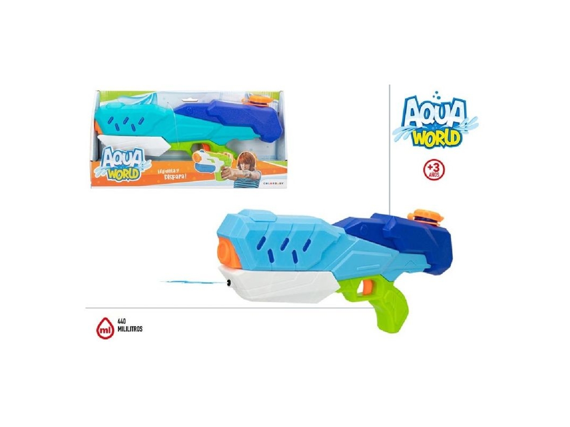 Pistola De Agua Aqua World Con Capacidad De 440ml De Colorbaby Colorbabyp23
