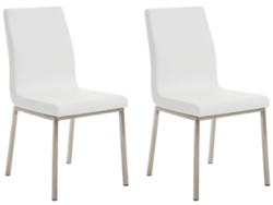Juego de 2 sillas de comedor Colmar blanco CLP
