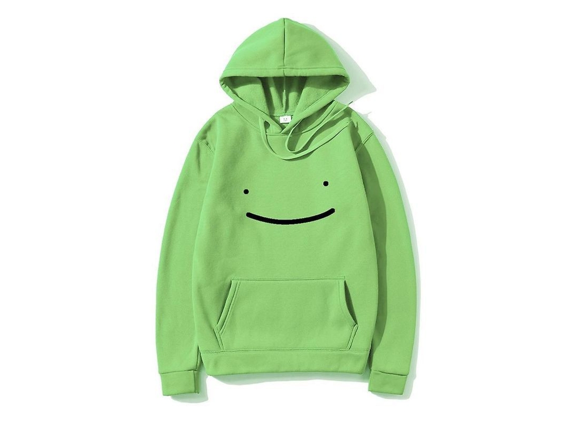 Rebe-sudadera Sudadera con capucha unisex Harajuku Streetwear Moda casual Oversized Wvg L Verde fluorescente H