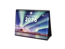 Calendario de escritorio Finocam 2026 21x15cm Naturaleza 781245326