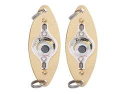 Set de pesca de acero inoxidable con carrete extensible y hebilla S/BRAND.