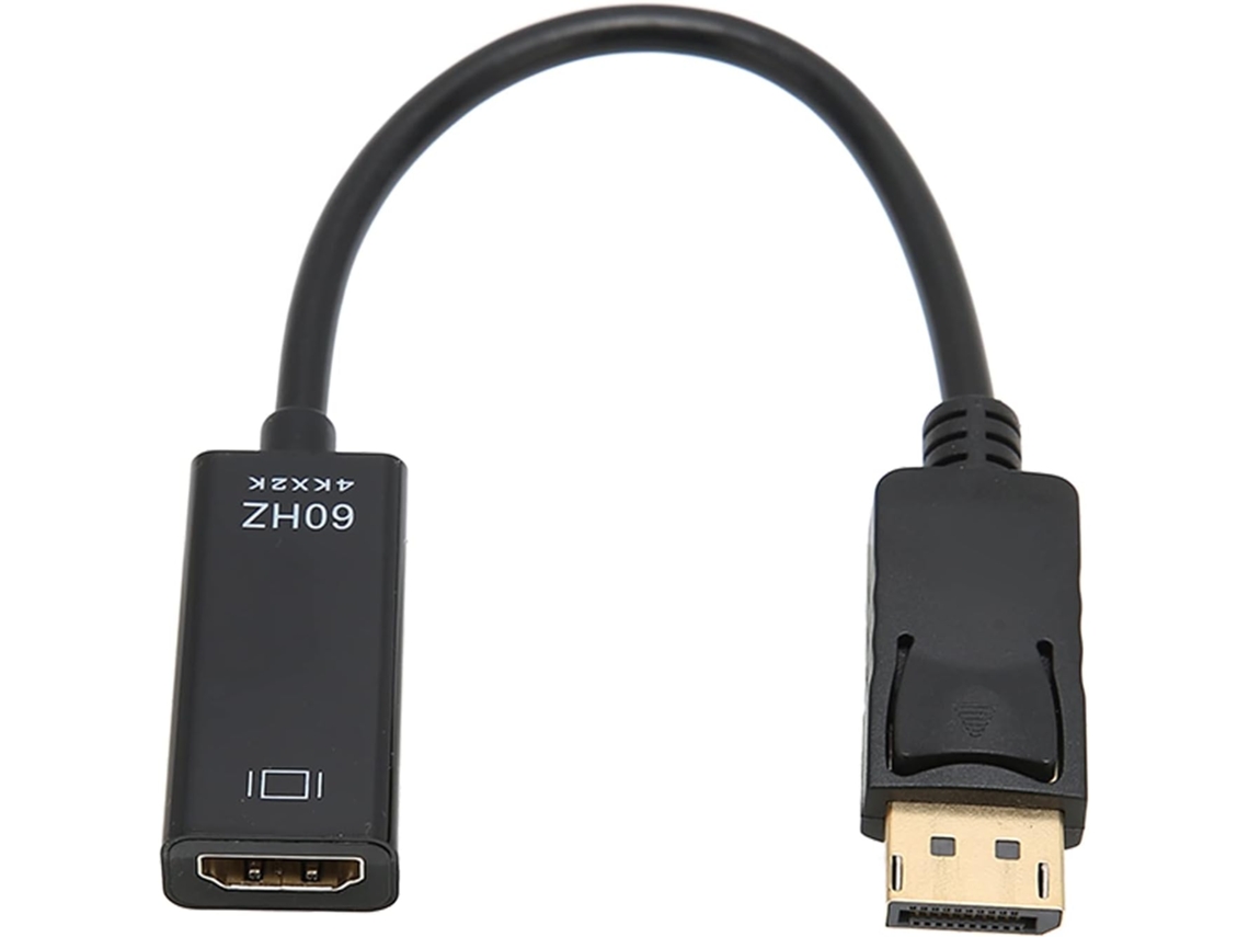 Cable Adaptador Activo Displayport A 4k 60hz Para Computadoras Con Doble Salida