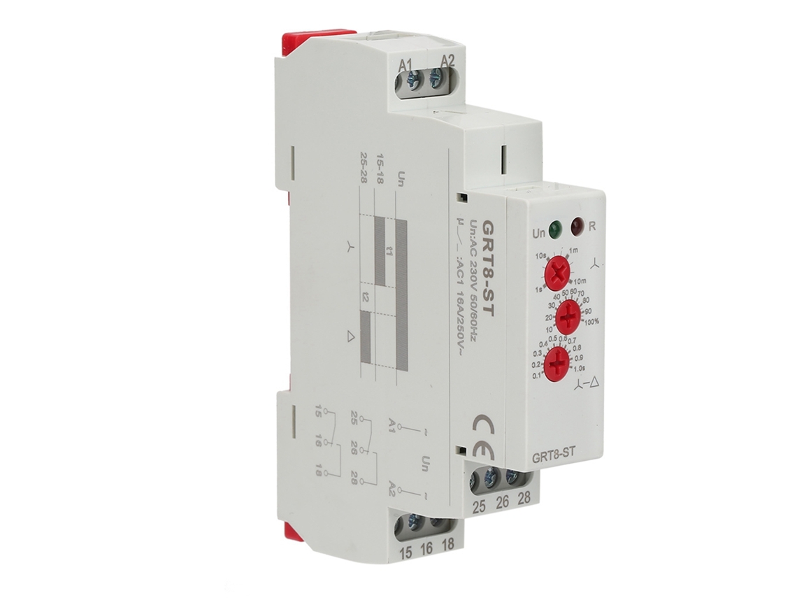 Temporizador De Arranque Estrella-triángulo Grt8-st, Arrancador Suave, Relé Para Motor Ca/cc De 12 V~240 V