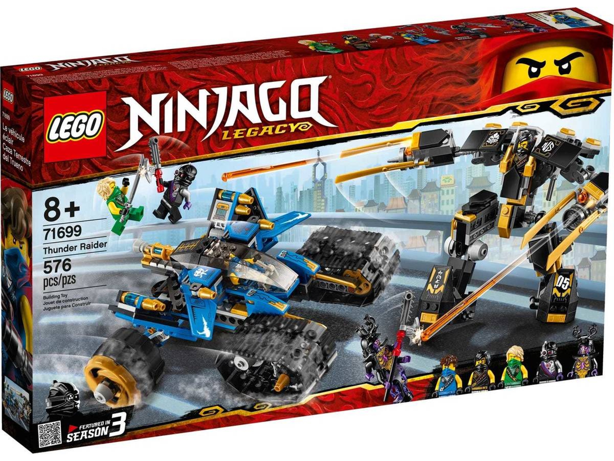LEGO Ninjago: Trovão Invasor - 71699 (Idade mínima: 8 - 576 Peças)