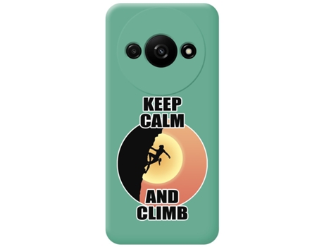Funda Diseño para Xiaomi Redmi A3 TUMUNDOSMARTPHONE Silicona Líquida Verde