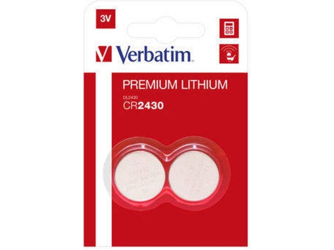 Pilas no Recargables VERBATIM CR2430 3V (2 unidades)