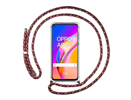 Carcasa Oppo A94 5G TUMUNDOSMARTPHONE Colgante Rosa