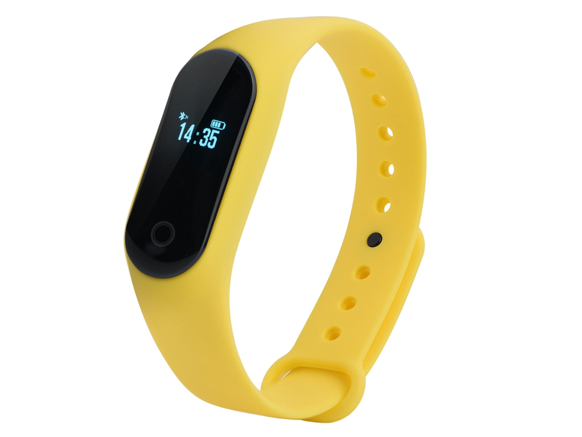 Pulsera Inteligente (monitoreo De Frecuencia Cardíaca, Monitoreo De Sueño) Pulsera Inteligente M6 (amarillo)