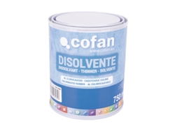Cofan Disolvente Clorocaucho | Diluyente Para Resinas Acrílicas Termoplásticas | Alta Compatibilidad Y Brochabilidad | Capacidad 750 Ml
