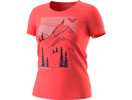 Camiseta de Mujer DYNAFIT Artist Series Dri Rojo (M)