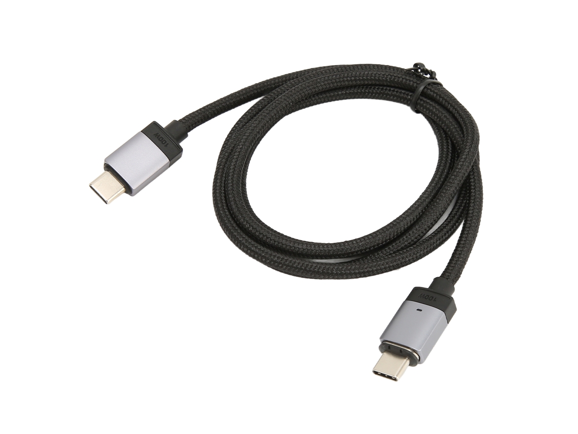 Cable De Carga Magnético Usb-c 100w Carga Rápida Indicador Led 100 Cm