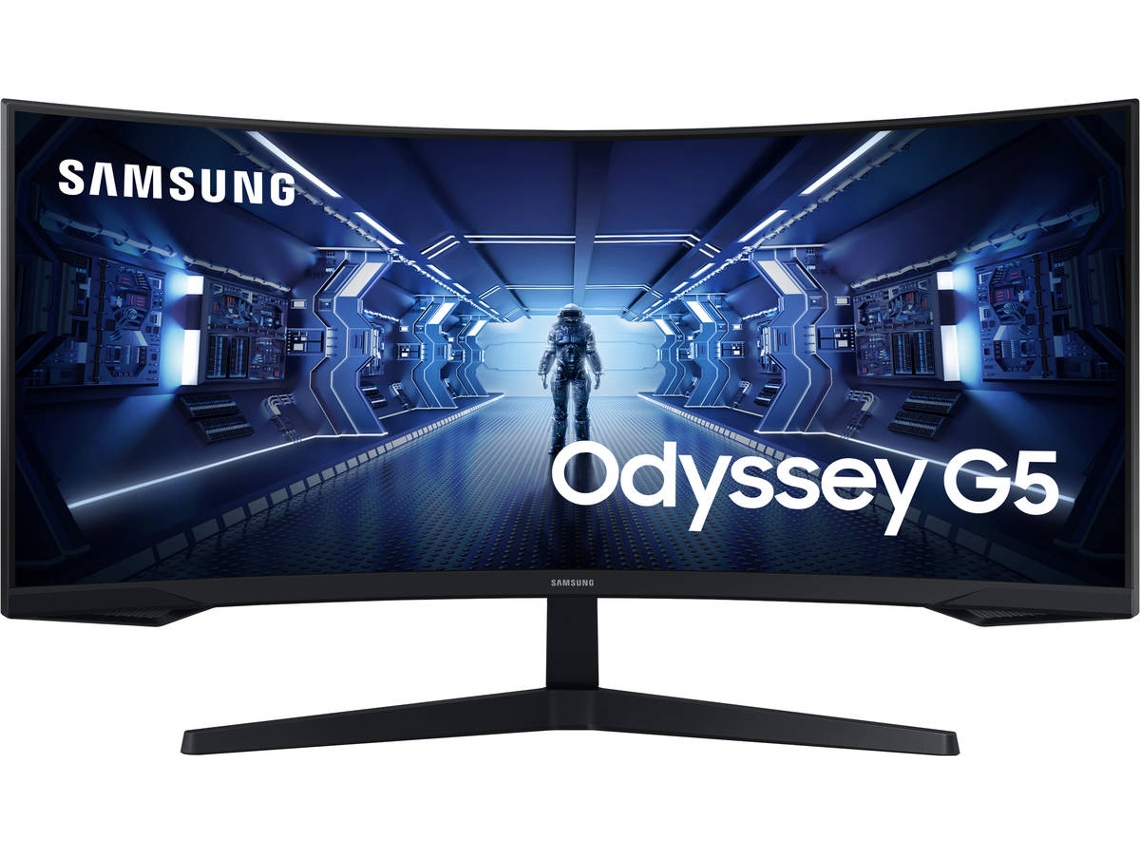 Monitor Curvo Gaming SAMSUNG LC34G55TWWRXEN (34'' - 1 ms - 144 Hz - WQHD)
