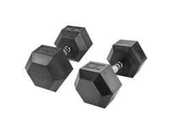 Mancuernas hexagonales 30kg Fitness Tech Set 2 Unidades