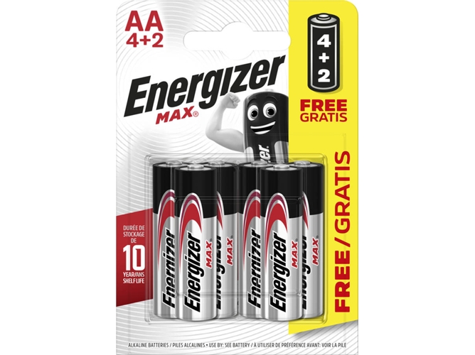 Pilas ENERGIZER Max Alk Aa Bp6 4+2