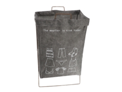 Cesto De Ropa Sucia Plegable Con Estructura En Forma De X De Metal, Impermeable, Multifuncional, Plegable, Con Bolsa Para Dormitorio, Apartamento, Co