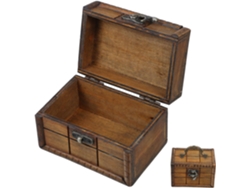 Caja De Tesoros Decorativa Con Cerradura Para Joyas Y Objetos Pequeños, Estilo Chino.