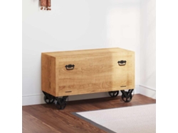 Zapatero | Armario Zapatero Madera Maciza De Mango 86x35x55 Cm