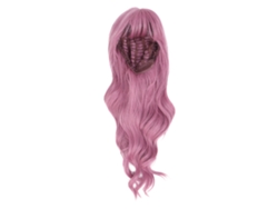 Peluca sintética para mujer, resistente al calor, natural, transpirable, larga y ondulada con flequillo para uso diario, fiestas y Halloween.