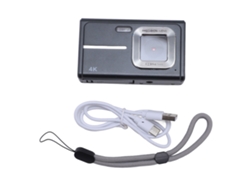 Cámara Digital Autofocus 48mp 1080p Zoom 16x Anti-shake Pantalla 2.4" Compacta Portátil Para Viajes Negro