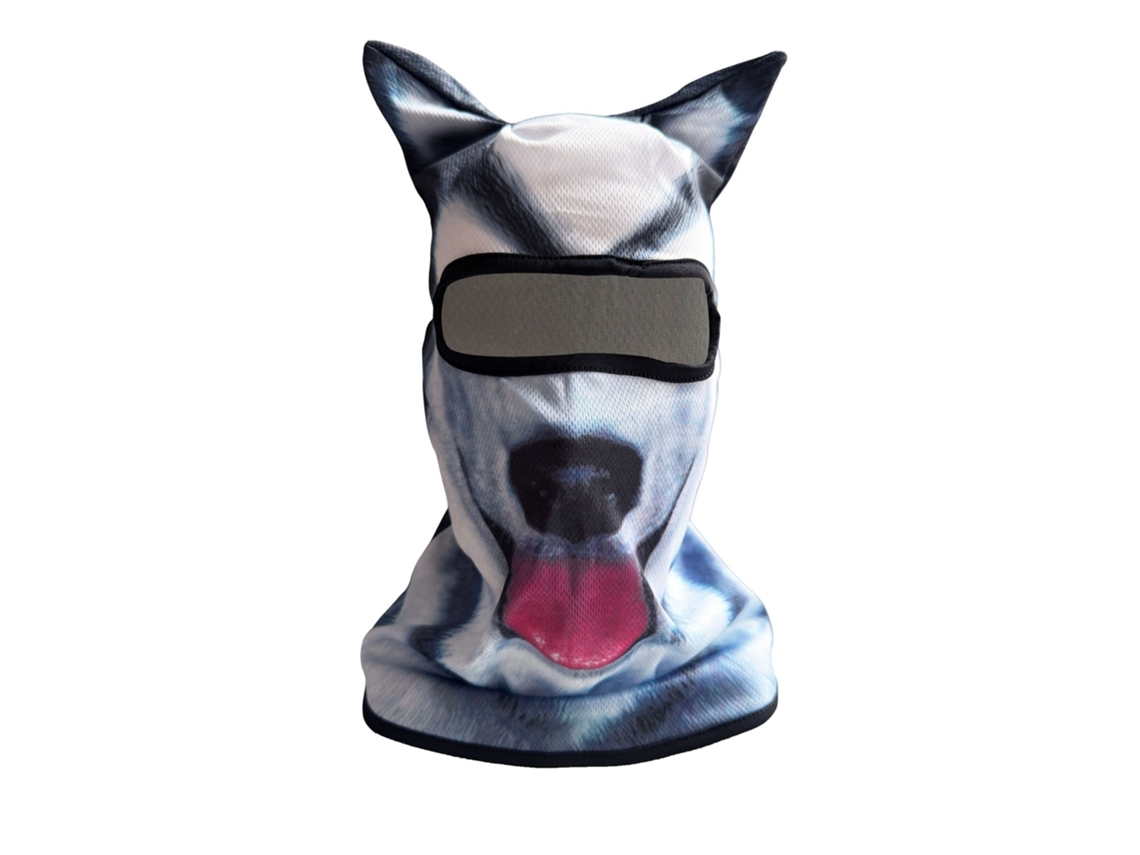 Mascarilla protectora solar para exteriores CZHHMART, estampado de animales en 3D, estilo divertido 6