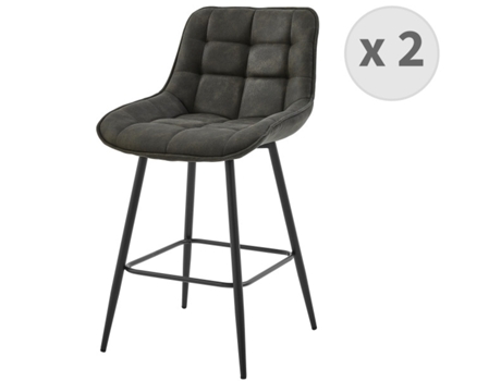 Silla MOLOO (Marrón - Microfibra - 52 x 56 x 93,5)