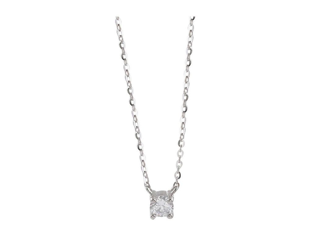 2026-collares Para Mujeres Con Colgante De Piedras Strass Ajustable Cadena Hueca Extensible Clavícula De Acero De Cobre Estilo Clásico
