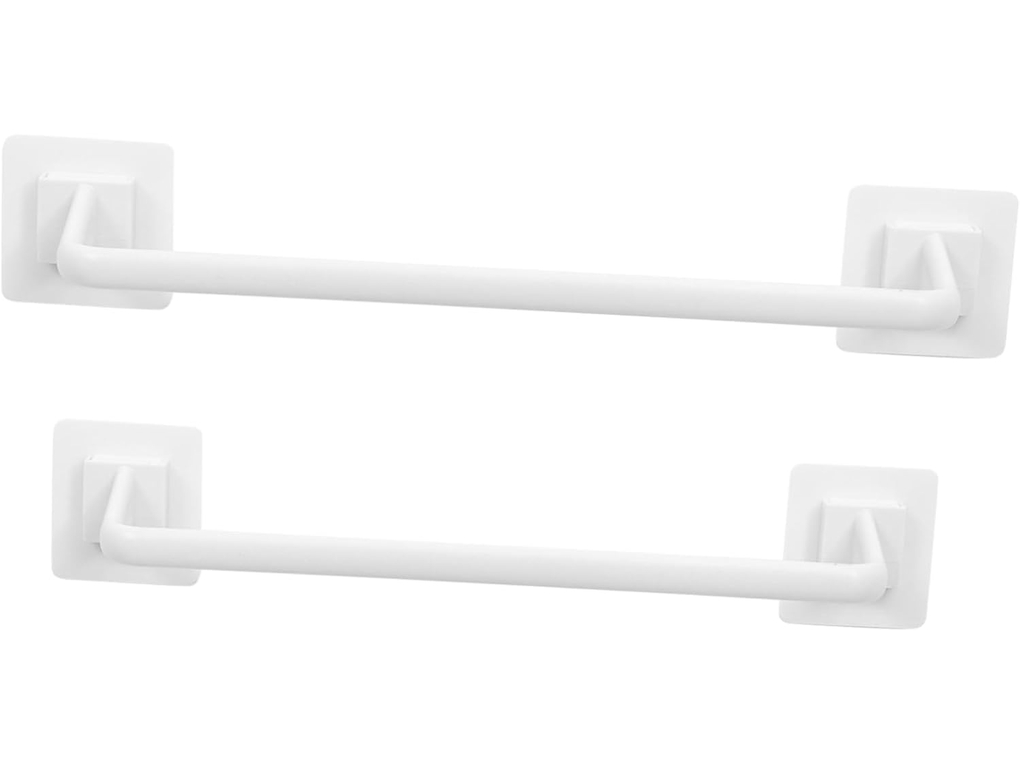 Toallero Adhesivo De Pared De 2 Piezas, Práctico Toallero Para Cocina Y Baño, Diseño Resistente A