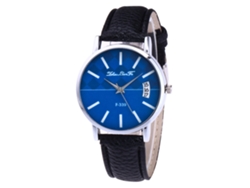 Reloj De Pulsera De Quartzo Para Estudiantes Jovenes Con Correa De Cuero Negro
