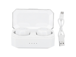 Auriculares Deportivos Inalámbricos Estéreo Intrauditivos Bluetooth 5.0 Tws - Blanco