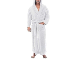 Pijama De Invierno Para Hombre Con Capucha Y Bañador Largo De Forro Polar Suave.