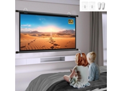 Pantalla De Proyección Portátil De 40 Pulgadas, Pantalla Para Proyector De Vídeo, Formato 16:9/4:3, Pantalla