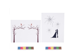 2 Kits De Pintura Digital Para Libro De Firmas Para Fiestas De Aniversario De Bodas