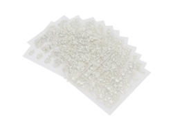 12 pegatinas 3D para uñas con diseños exquisitos para decoración de manicura DIY - Serie Plata