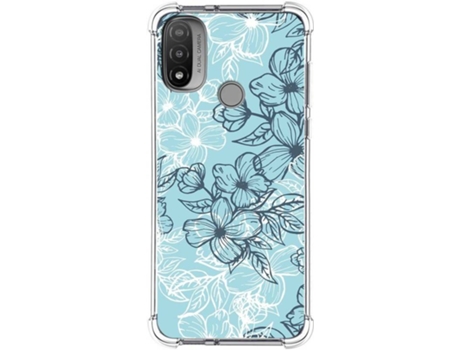 Carcasa Motorola Moto E20 TUMUNDOSMARTPHONE Dibujos Antigolpes Flores 03 Multicolor