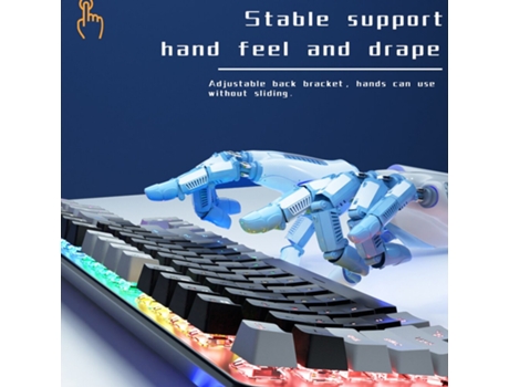 Teclado Mecánico para Windows y Apple IOS 10 HHZ H87 para juegos Mechanical Keyboard