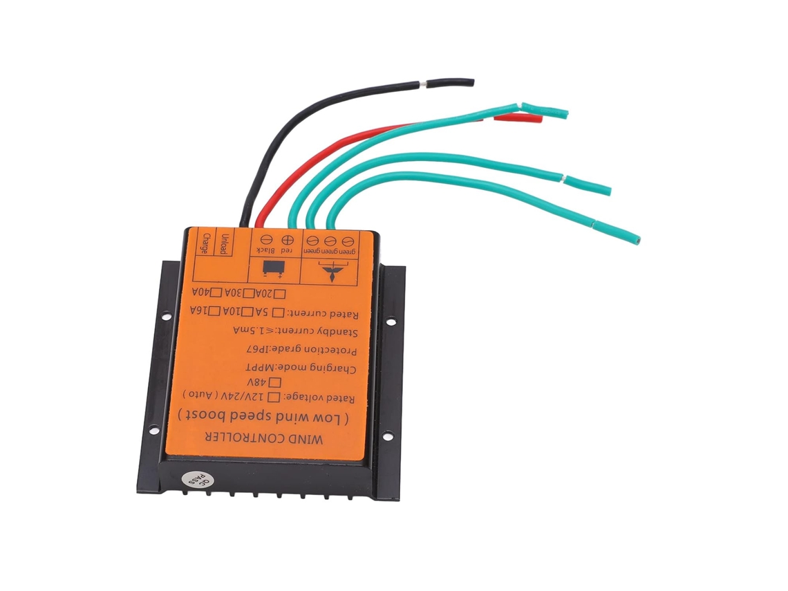 Controlador De Carga Para Turbina Eólica, Controlador De Gerador De Instalação Simples