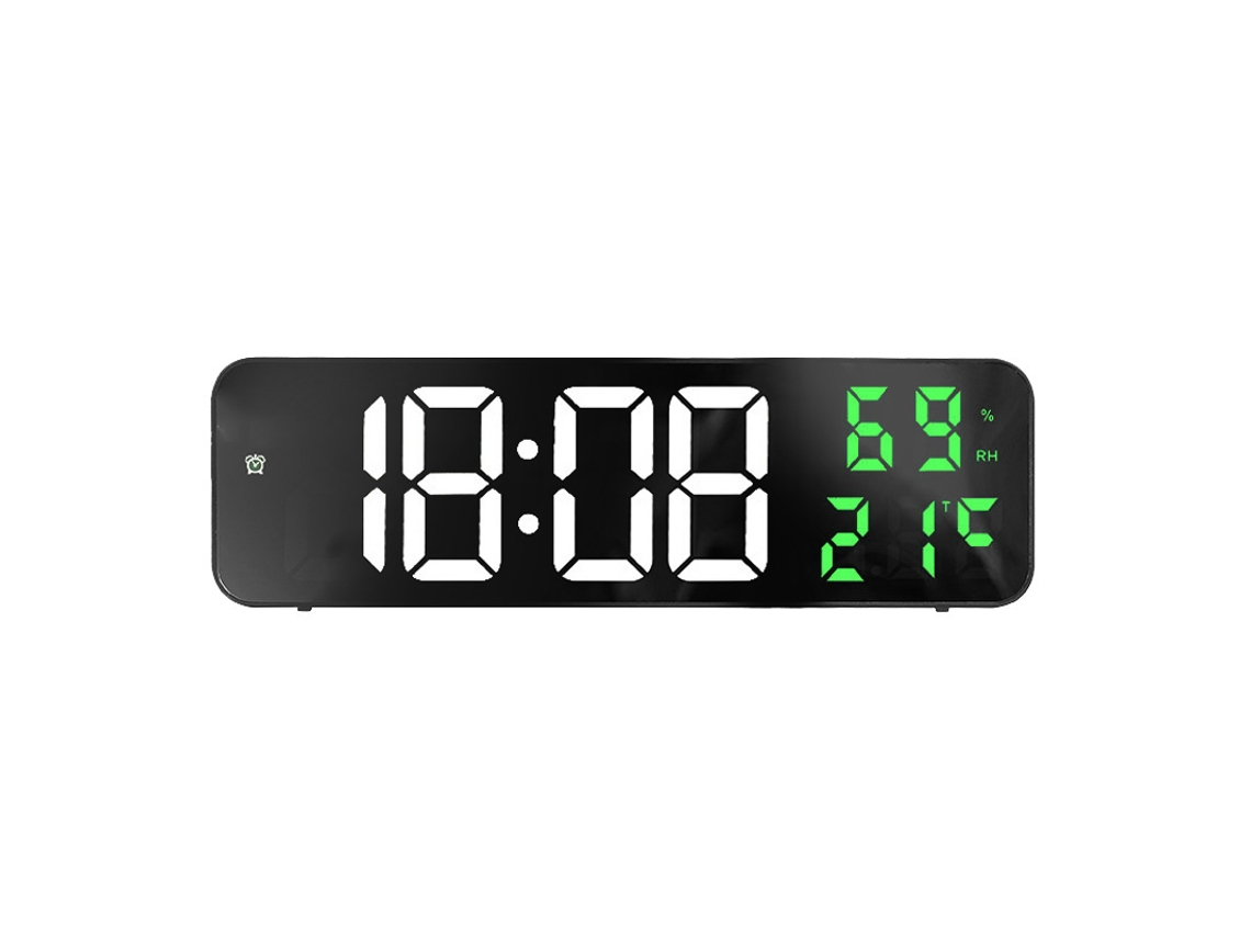 Reloj digital LED grande para el hogar, reloj de pared de pantalla grande NEVEANCE