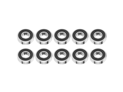 2026velora-10 piezas de rodamientos de bolas de ranura profunda 6000-2rs sellados con goma 10 mm*26 mm*8 mm