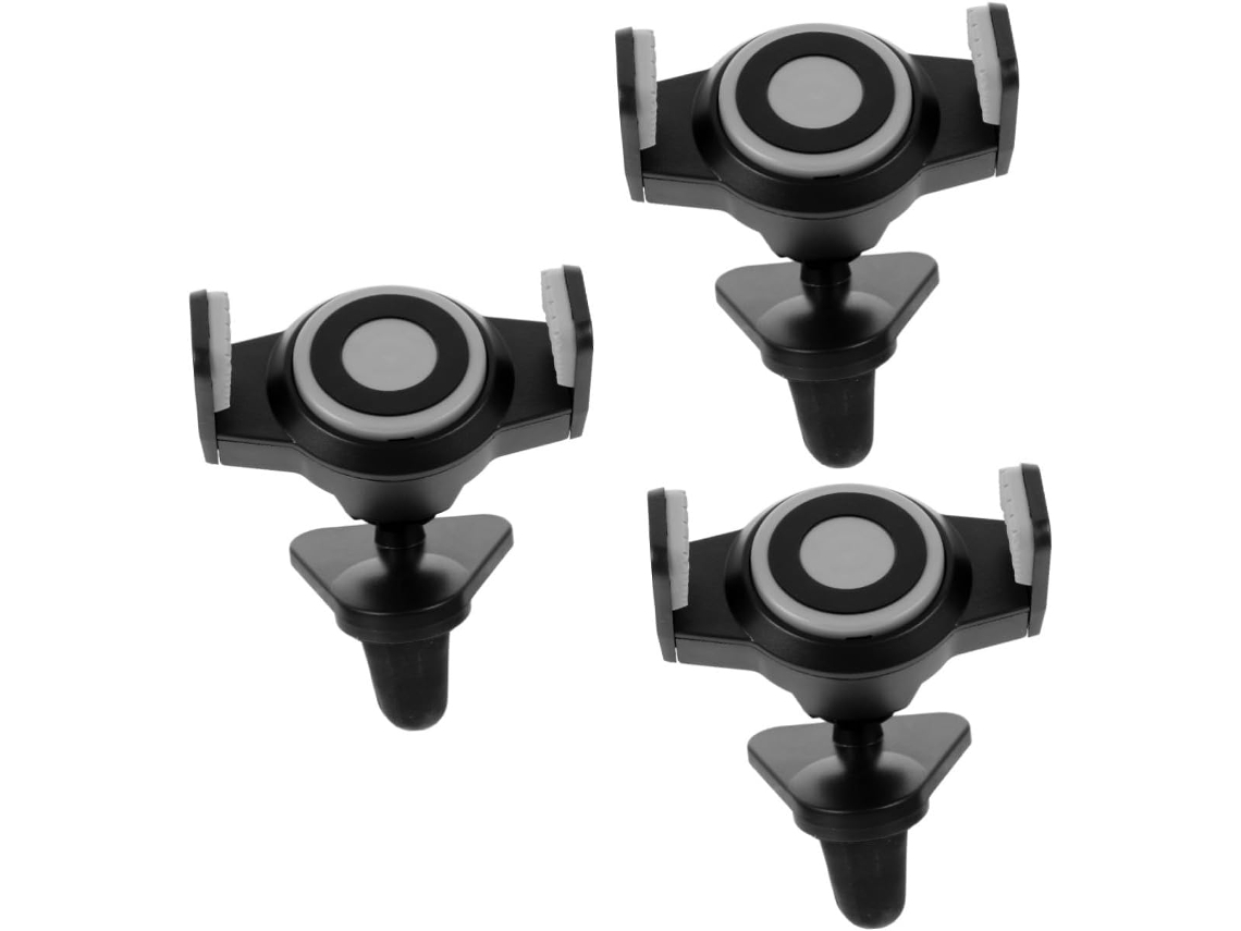 Soporte Para Teléfono De Coche De 3 Piezas Con Salida De Aire, Fácil Instalación, Diseño Compacto Y Compatible.