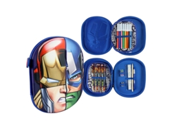 Estuche Triple con Contenidos CERDÁ 3D Avengers Marvel (22.5x12x6.5 cm)