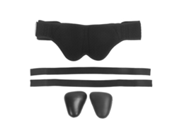 Cinturón De Soporte Ajustable De Nailon Para Hernia Inguinal, Talla Profesional Para Adultos/niños, Negro, Talla Mediana.