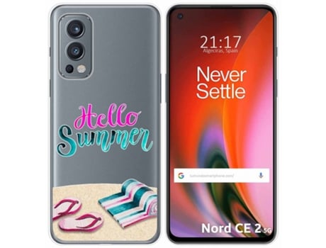 Carcasa OnePlus Nord 2 5G TUMUNDOSMARTPHONE Dibujos Transparente Multicolor