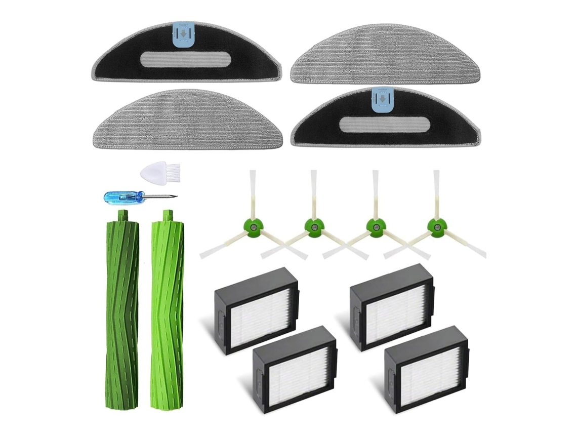 Los accesorios YUYSAN son adecuados para el juego de accesorios de barredora irobot Roomba Combo i5 i5 Combo j5 j5 (A)