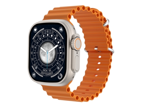 Smartwatch WIWU SW01 Ultra 1.9'' Pantalla IPS IP68 Bluetooth impermeable, monitoreo de frecuencia cardíaca compatible (l